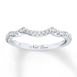 Previously Owned Neil Lane Bridal Wedding Band 1/6 ct tw Diamonds 14K White Gold