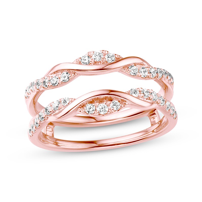 Main Image 1 of Previously Owned Diamond Enhancer Ring 3/8 ct tw Round-cut 14K Rose Gold