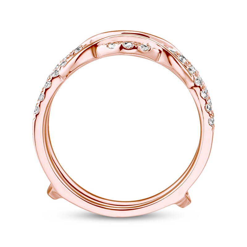 Main Image 3 of Previously Owned Diamond Enhancer Ring 3/8 ct tw Round-cut 14K Rose Gold
