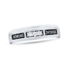 Thumbnail Image 0 of Previously Owned Men's Diamond Wedding Band 1/4 ct tw 10K White Gold