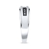 Thumbnail Image 2 of Previously Owned Men's Diamond Wedding Band 1/4 ct tw 10K White Gold