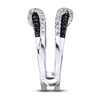 Thumbnail Image 3 of Previously Owned Black & White Diamonds 1/2 ct tw Enhancer Ring 14K White Gold