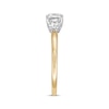 Thumbnail Image 2 of Previously Owned Three-Stone Diamond Engagement Ring 1 ct tw Cushion & Round 14K Two-Tone Gold