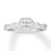 Thumbnail Image 1 of Previously Owned Diamond Engagement Ring 7/8 ct tw Round-cut 14K Two-Tone Gold