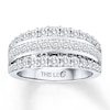 Thumbnail Image 1 of Previously Owned THE LEO Diamond Ring 1-5/8 ct tw Princess-cut 14K White Gold