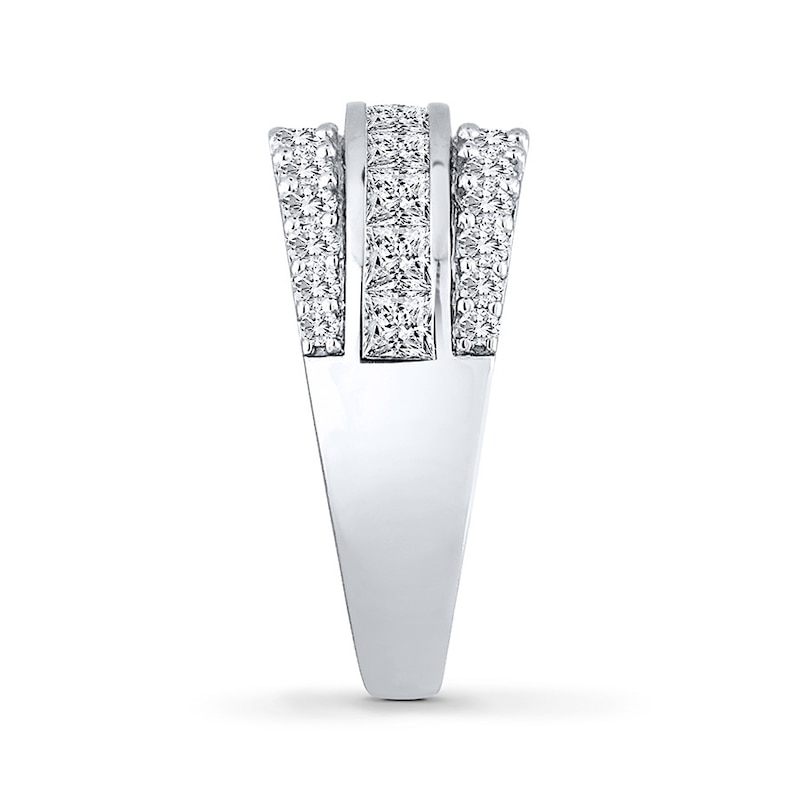 Main Image 3 of Previously Owned THE LEO Diamond Ring 1-5/8 ct tw Princess-cut 14K White Gold