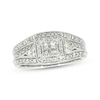 Thumbnail Image 1 of Previously Owned Diamond Bridal Set 1/3 ct tw Princess & Round-cut 10K White Gold