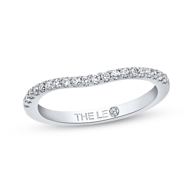 Previously Owned THE LEO Wedding Band 1/5 ct tw Round-cut Diamonds 14K White Gold
