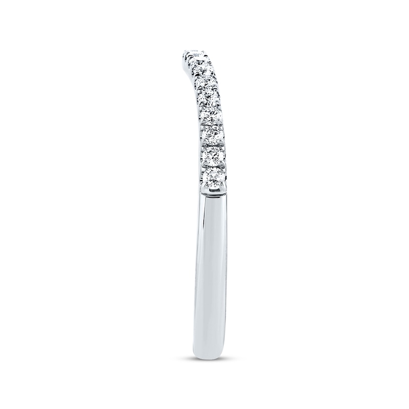 Previously Owned THE LEO Wedding Band 1/5 ct tw Round-cut Diamonds 14K White Gold