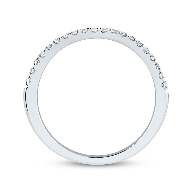 Previously Owned THE LEO Wedding Band 1/5 ct tw Round-cut Diamonds 14K White Gold