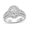 Thumbnail Image 1 of Previously Owned Round-cut Diamond Engagement Ring 1-3/8 ct tw 14K White Gold