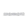 Thumbnail Image 2 of Previously Owned Adrianna Papell Diamond Anniversary Band 1/5 ct tw Round-cut 14K White Gold - Size 9.5