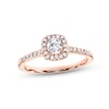Thumbnail Image 1 of Previously Owned  Diamond Engagement Ring 3/8 ct tw Round-cut 10K Rose Gold - Size 3.75