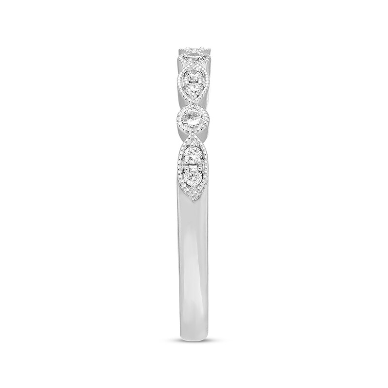 Previously Owned Neil Lane Diamond Wedding Band 1/5 ct tw Round-cut 14K White Gold