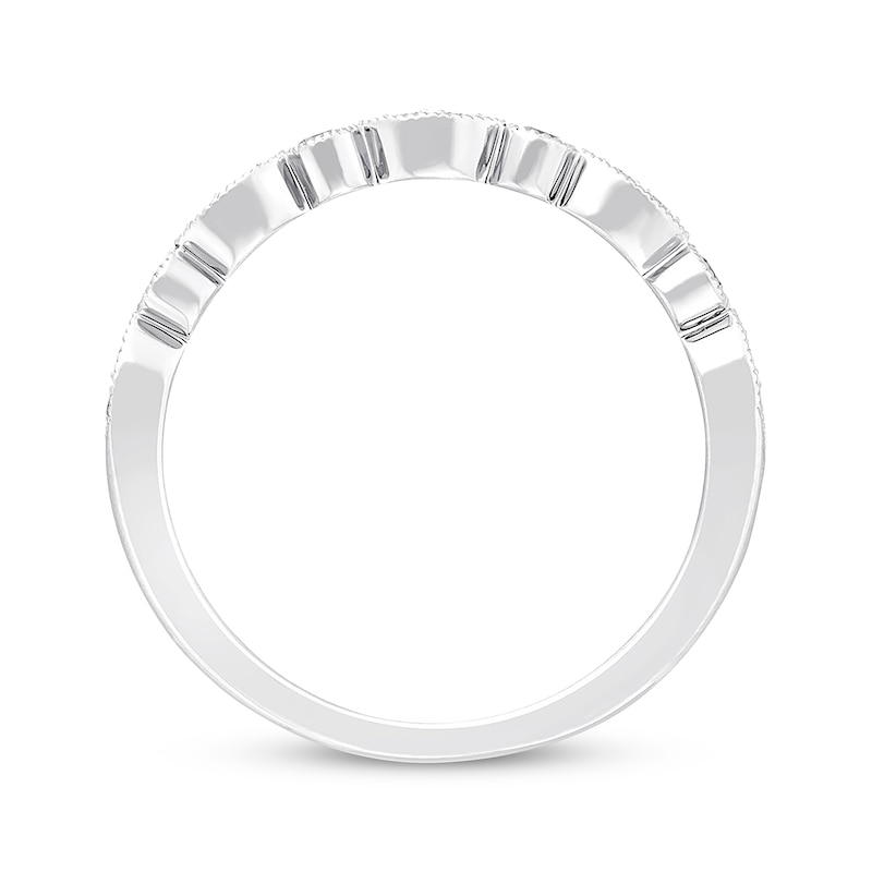 Previously Owned Neil Lane Diamond Wedding Band 1/5 ct tw Round-cut 14K White Gold