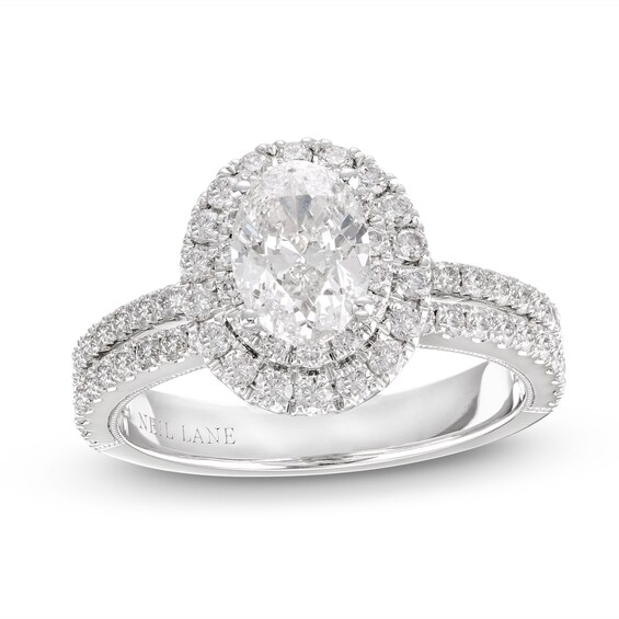 Previously Owned Neil Lane Diamond Engagement Ring 1-3/4 ct tw 14K White Gold Size 9