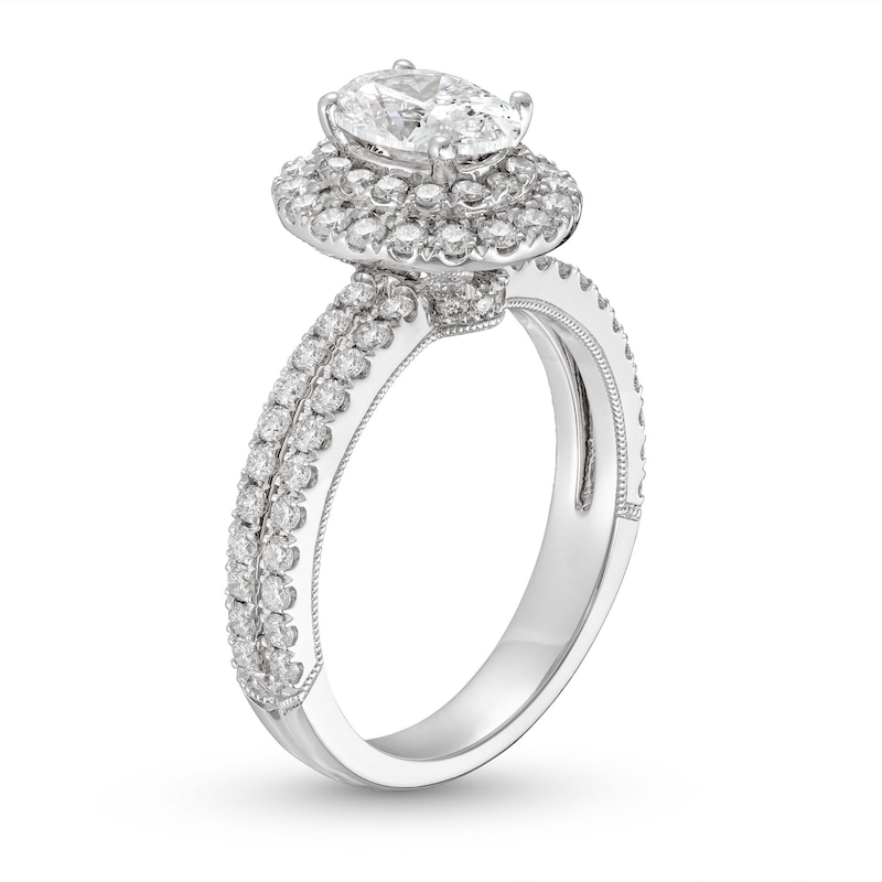 Main Image 2 of Previously Owned Neil Lane Diamond Engagement Ring 1-3/4 ct tw 14K White Gold Size 9