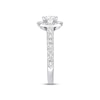 Thumbnail Image 2 of Previously Owned Neil Lane Diamond Engagement Ring 1-3/8 ct tw Cushion & Round-cut 14K White Gold - Size 4