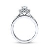 Thumbnail Image 3 of Previously Owned THE LEO Diamond Bridal Set 1-1/8 ct tw Round-Cut 14K White Gold - Size 4.25