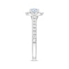 Thumbnail Image 2 of Previously Owned THE LEO First Light Diamond Engagement Ring 1-1/4 ct tw Round-cut 14K White Gold - Size 4