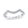 Thumbnail Image 0 of Previously Owned THE LEO Diamond Wedding Band 1/4 ct tw Round-cut 14K White Gold - Size 4.5