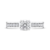 Thumbnail Image 4 of Previously Owned Diamond Engagement Ring 1-1/4 ct tw Round-cut 14K White Gold