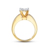 Thumbnail Image 2 of Previously Owned Diamond Engagement Ring 1-7/8 ct tw Princess & Round-cut 14K Yellow Gold
