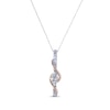 Thumbnail Image 1 of Previously Owned Ever Us Necklace 1/2 ct tw Diamonds 14K Two-Tone Gold 19"
