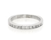 Thumbnail Image 1 of Previously Owned Diamond Channel Anniversary Ring 1/4 ct tw 10K White Gold Size 7