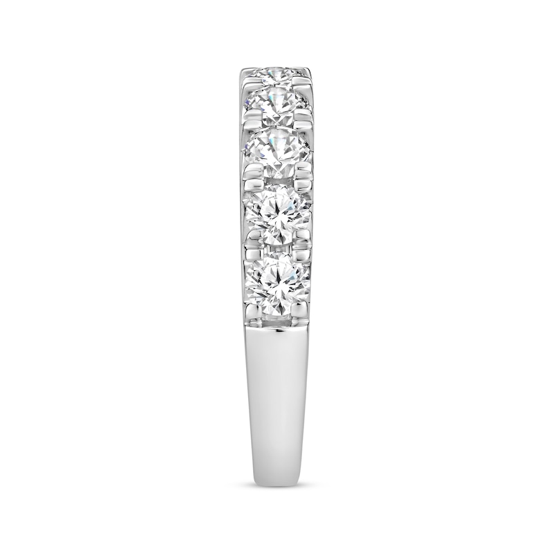 Main Image 2 of Previously Owned Diamond Anniversary Band 1-1/2 ct tw Round-cut 10K White Gold