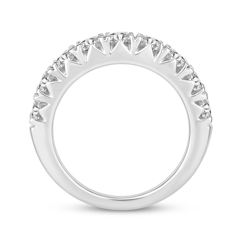 Main Image 3 of Previously Owned Diamond Anniversary Band 1-1/2 ct tw Round-cut 10K White Gold