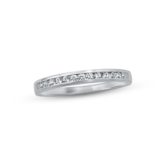 Previously Owned Diamond Anniversary Ring 1/6 ct tw Round-cut 10K White Gold