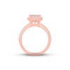 Thumbnail Image 2 of Previously Owned Diamond Engagement Ring 1-1/5 ct tw Princess & Round-cut 14K Rose Gold