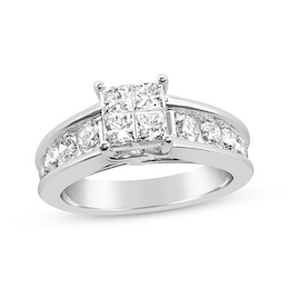 Previously Owned Diamond Engagement Ring 1-7/8 ct tw 14K White Gold