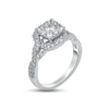 Thumbnail Image 2 of Previously Owned Diamond Engagement Ring 7/8 ct tw Round-cut 14K White Gold