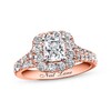 Thumbnail Image 1 of Previously Owned Neil Lane Engagement Ring 2-1/6 ct tw Cushion & Round-cut Diamonds 14K Rose Gold - Size 5.5