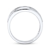 Thumbnail Image 1 of Previously Owned Men's Diamond Wedding Band 1 ct tw 10K White Gold