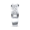 Thumbnail Image 2 of Previously Owned Men's Diamond Wedding Band 1 ct tw 10K White Gold