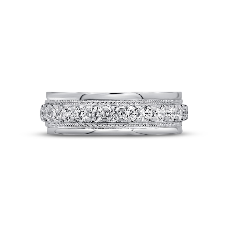 Main Image 3 of Previously Owned Men's Diamond Wedding Ring 1 ct tw 10K White Gold