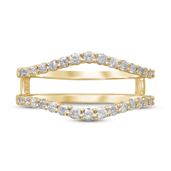 Previously Owned Diamond Enhancer Ring 1/2 ct tw Round-cut 14K Yellow Gold