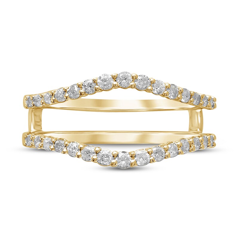 Main Image 1 of Previously Owned Diamond Enhancer Ring 1/2 ct tw Round-cut 14K Yellow Gold