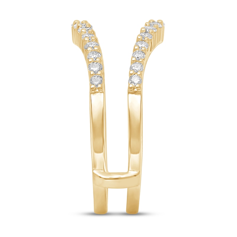Main Image 2 of Previously Owned Diamond Enhancer Ring 1/2 ct tw Round-cut 14K Yellow Gold