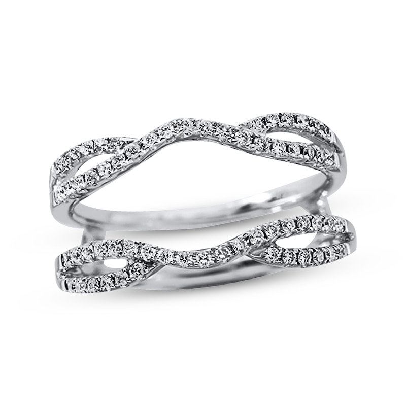 Main Image 1 of Previously Owned Diamond Enhancer Ring 1/3 ct tw Round-cut 14K White Gold