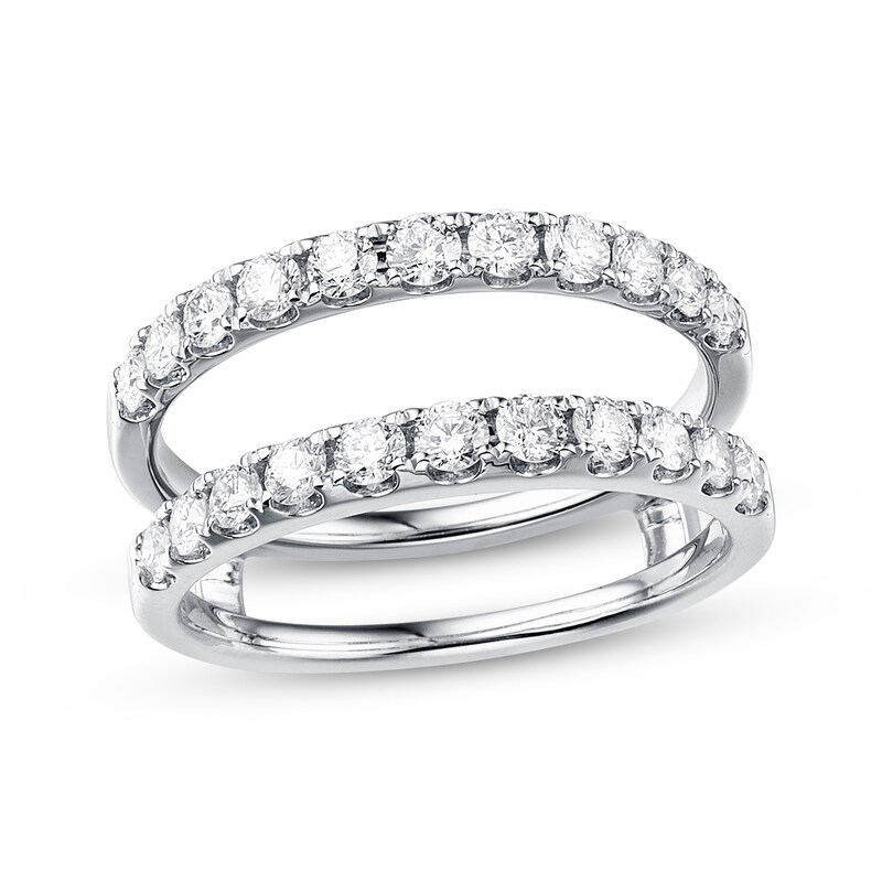 Previously Owned Diamond Enhancer Ring 1 ct tw Round-cut 14K White Gold