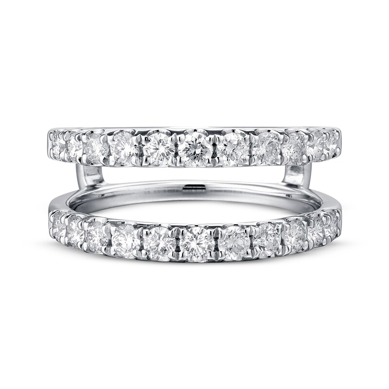 Previously Owned Diamond Enhancer Ring 1 ct tw Round-cut 14K White Gold