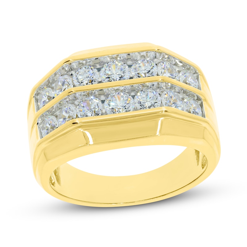 Main Image 1 of Previously Owned Men's Wedding Band 2 ct tw in 10K Yellow Gold