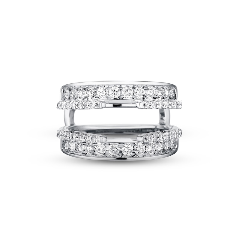 Main Image 3 of Previously Owned Diamond Enhancer Ring 1 ct tw Round-cut 14K White Gold