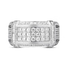 Previously Owned Men's Diamond Ring 1-1/2 ct tw Round-cut 10K White Gold