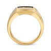 Thumbnail Image 3 of Previously Owned Men's Brown & White Diamond Ring 1 ct tw 10K Yellow Gold