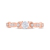 Thumbnail Image 3 of Previously Owned Adrianna Papell Diamond Engagement Ring 3/8 ct tw Round-cut 14K Rose Gold
